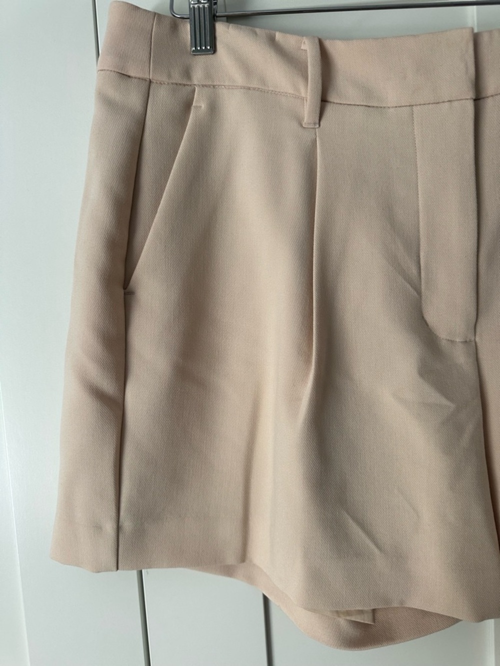 Women's Blush Cream Tailored Blazer Medium and Matching Trouser Shorts 12 - Picture 2 of 6